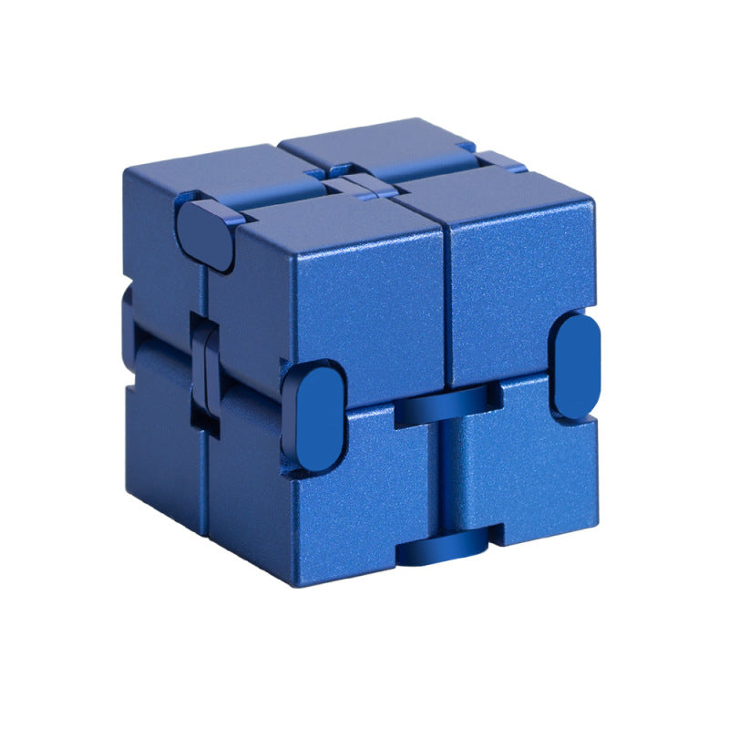 cube infini aluminium bleu